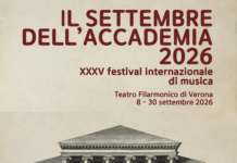 Verona. IL SETTEMBRE DELL’ACCADEMIA XXXV festival internazionale di musica 8 settembre – 30 settembre 2026
